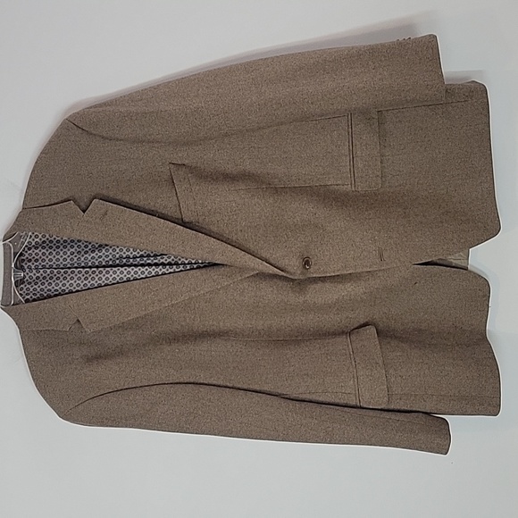 Michael Kors brown wool cashmere sport coat men's 48L - Picture 1 of 10